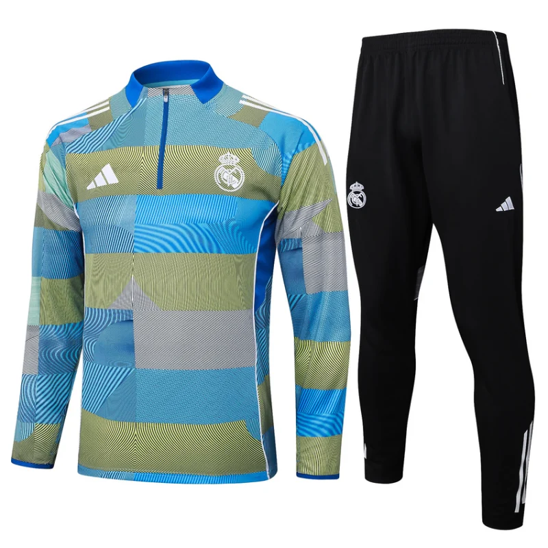 Chándal del Real Madrid 2025-2026 Azul Verde