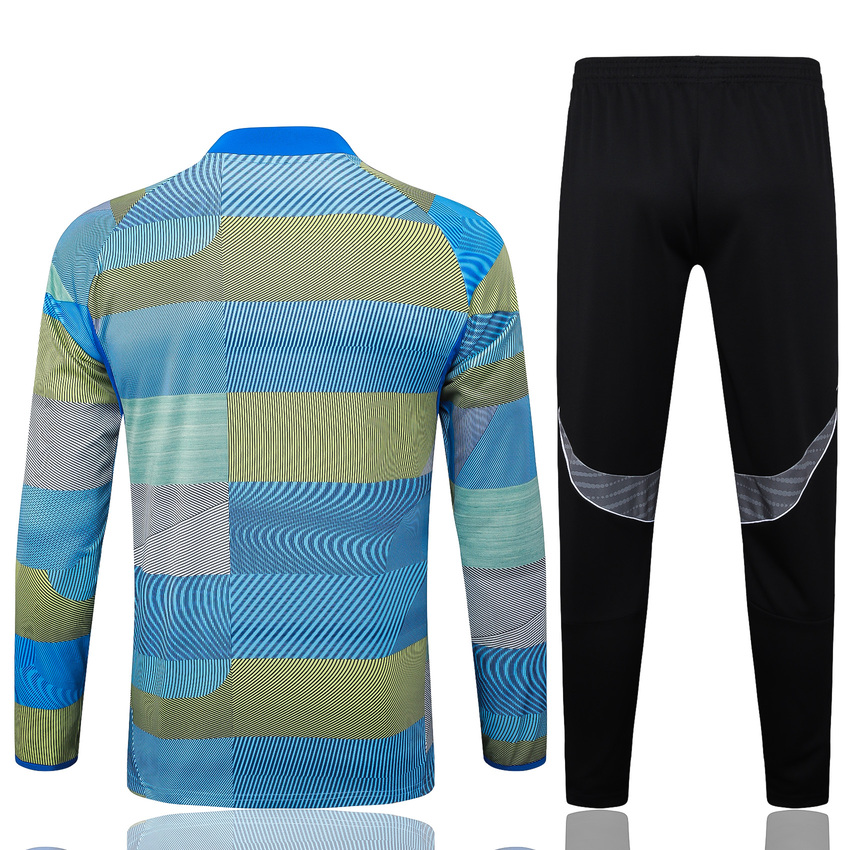 Survetement Real Madrid Training 2025 2026 Bleu Vert