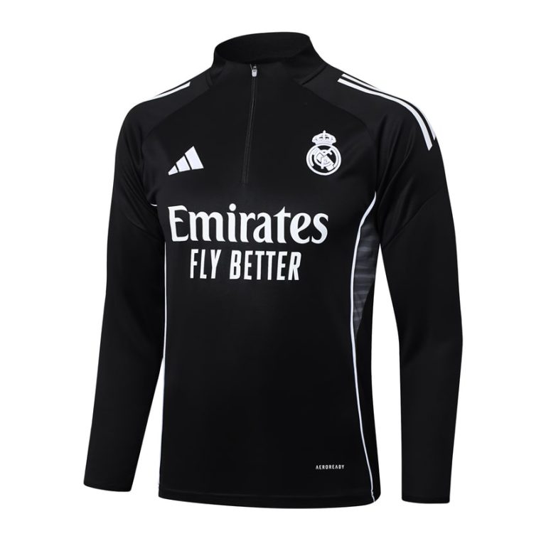 Veste Real Madrid Tiro Travel 2026 - Noir
