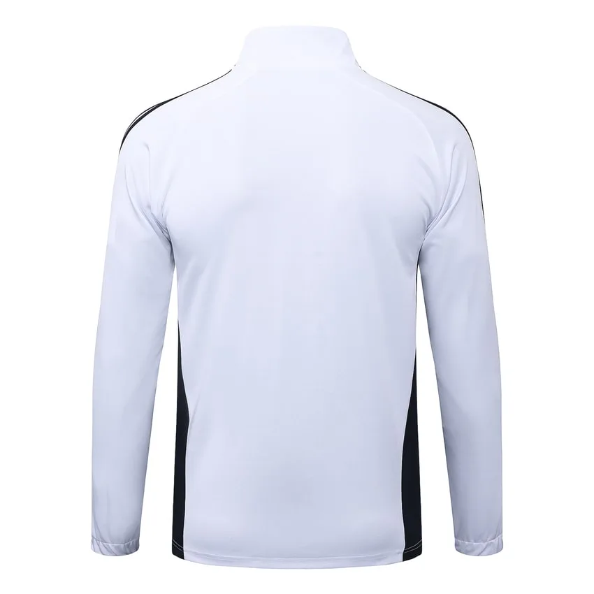 Survetement Real Madrid Veste 2025 2026 Blanc Noir