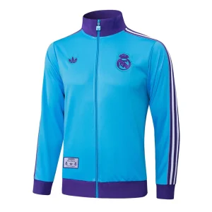 Real Madrid Tracksuit peleue 2025 2026 Sky Blue