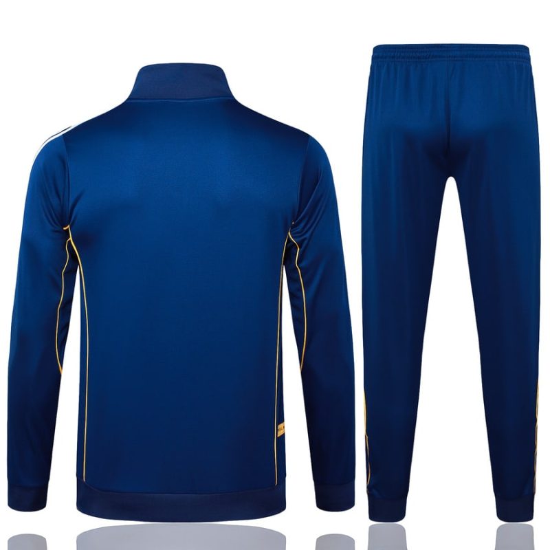 Survetement Real Madrid Veste 2025 2026 Bleu Sombre (2) Survetement Real Madrid Veste 2025 2026 Bleu Sombre