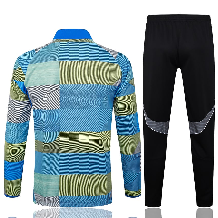 Survetement Real Madrid Veste 2025 2026 Bleu Vert