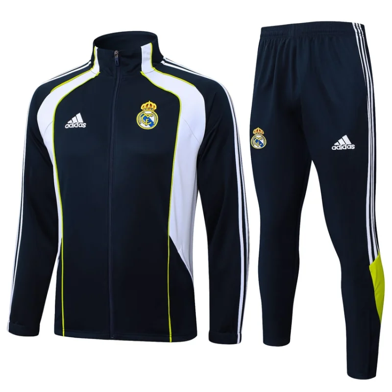 Real Madrid Trainingsjacke 2025 2026 Schwarz Weiß