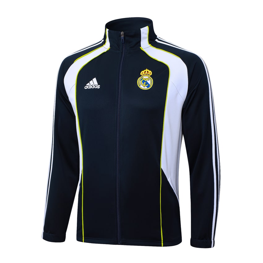 Survetement Real Madrid Veste 2025 2026 Noir Blanc