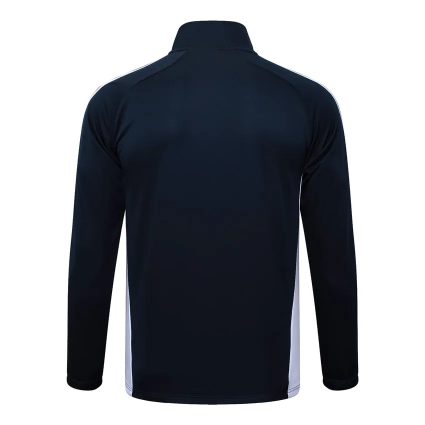 Survetement Real Madrid Veste 2025 2026 Noir Blanc