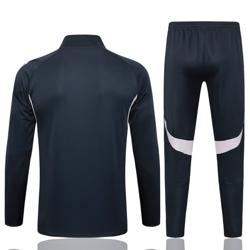 Real Madrid Tracksuit Jacket 2025 2026 Light Black (3) Real Madrid Tracksuit Jacket 2025 2026 Light Black