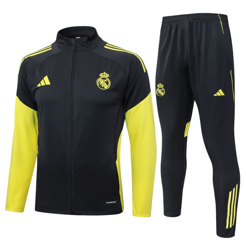 Survetement Real Madrid Veste 2025 2026 Noir Foncé