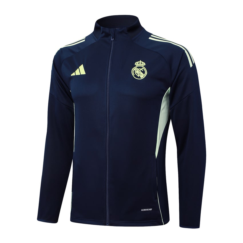 Survetement Real Madrid Veste 2025 2026 Noir Jaune