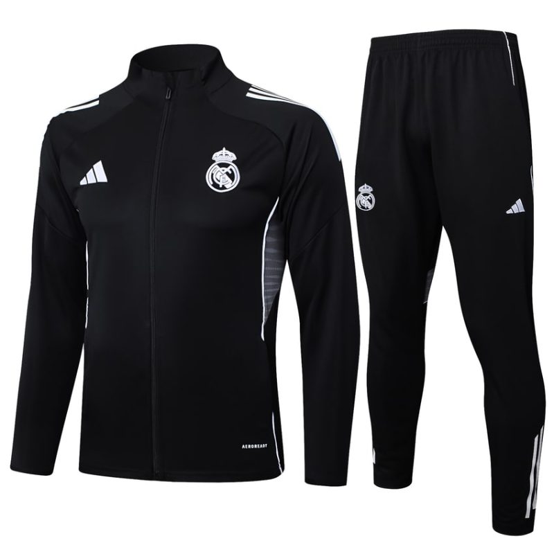 Survetement Real Madrid Veste 2025 2026 Noir Sombre