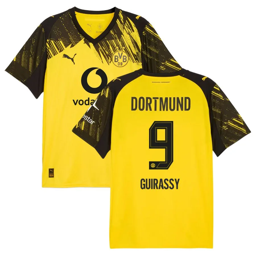Maillot BVB Dortmund Domicile 2025 2026 Guirassy