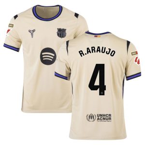 Maillot Barca Exterieur 2025 2026 Araujo La Liga