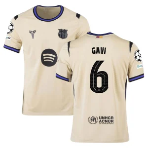 Maillot Barca Exterieur 2025 2026 Gavi UCL