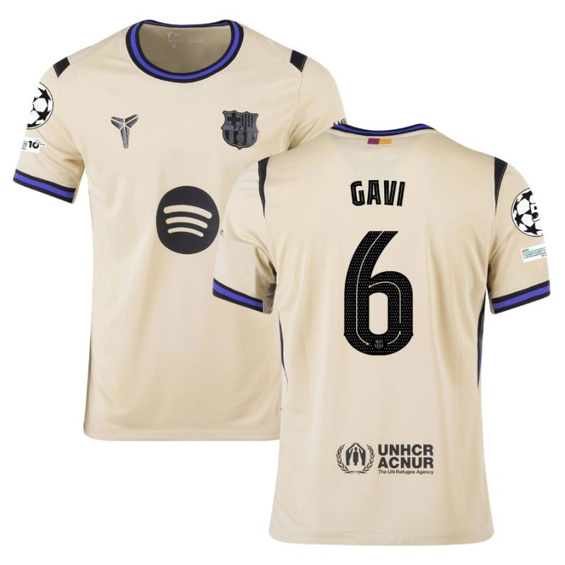 Maillot Barca Exterieur 2025 2026 Gavi UCL (1) Maillot Barca Exterieur 2025 2026 Gavi UCL