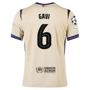 Maillot Barca Exterieur 2025 2026 Gavi UCL
