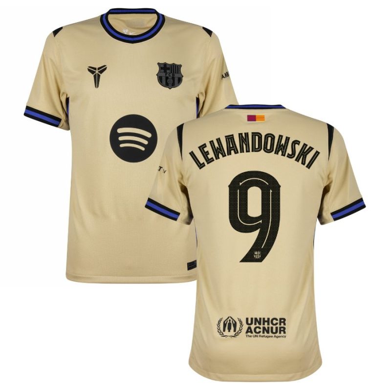 Maillot Barca Exterieur 2025 2026 Lewandowski