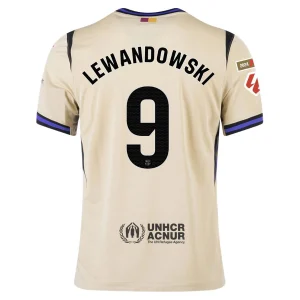 Camiseta Barça Visitante 2025 2026 Lewandowski La Liga