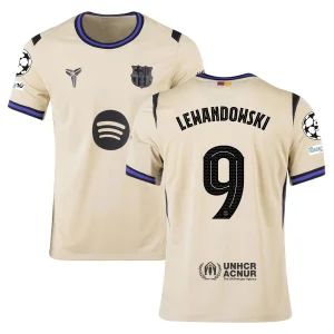 Camiseta visitante del Barça 2025-2026 Lewandowski UCL