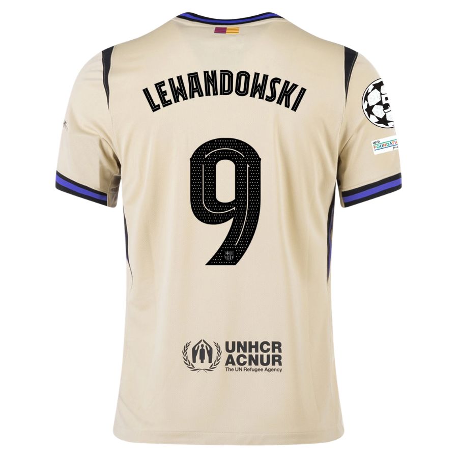 Maillot Barca Exterieur 2025 2026 Lewandowski UCL