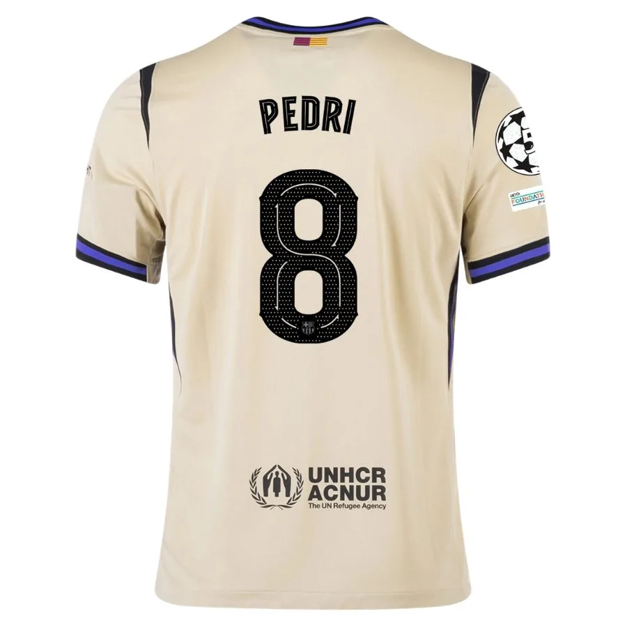 Barca Away Shirt 2025 2026 Pedri UCL