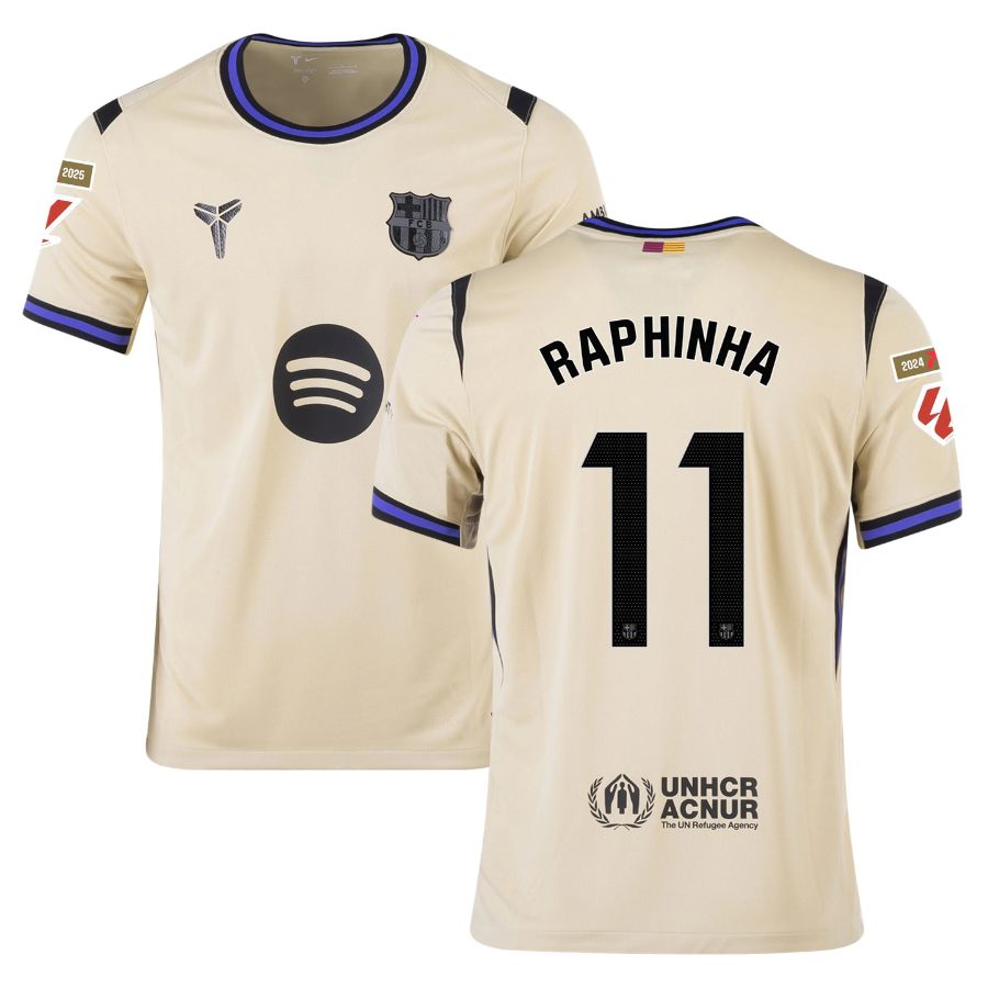 Maillot Barca Exterieur 2025 2026 Raphinha La Liga