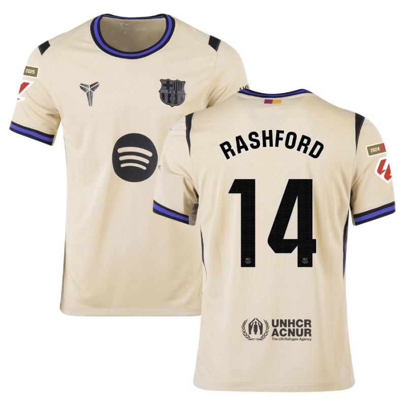 Maillot Barca Exterieur 2025 2026 Rashford La Liga