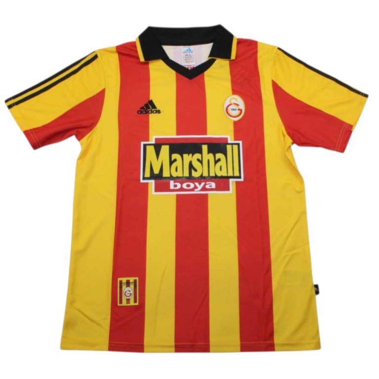 Maillot Rétro Galatasaray 1999-2000 – Hagi 10, Taille L, Très Bon état