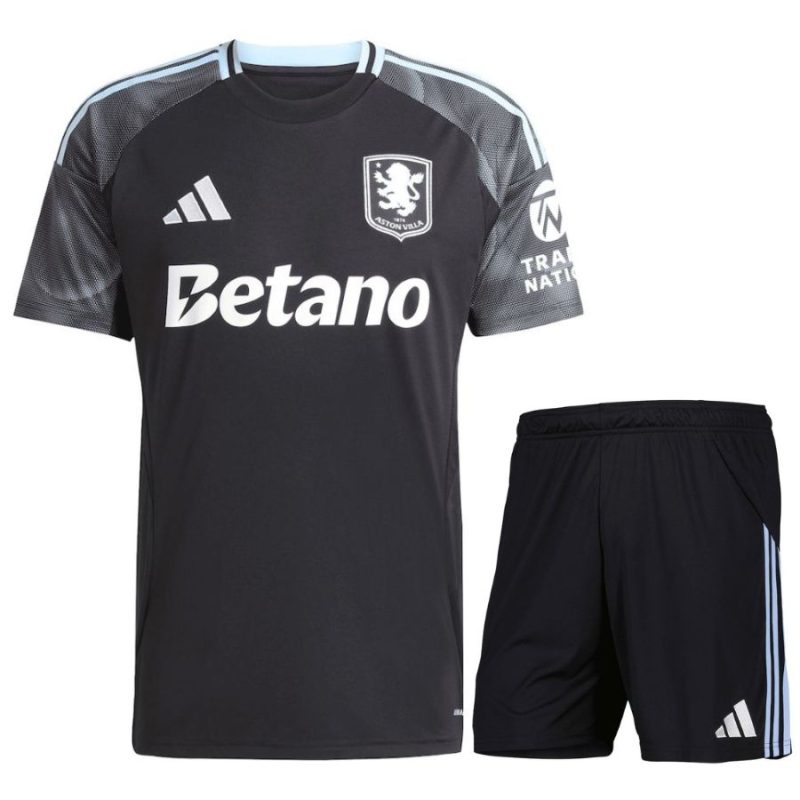 Maillot Kit Enfant Aston villa Exterieur2025 2026 (1)