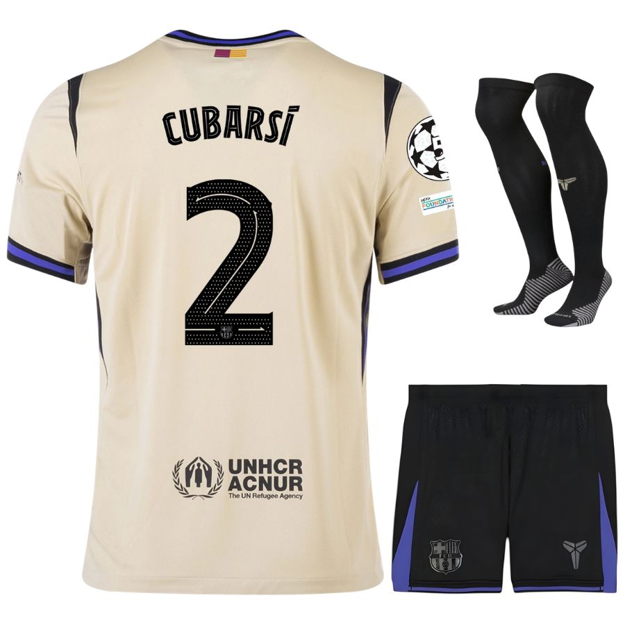 Maillot Kit Enfant Barca Exterieur 2025 2026 Cubarsi UCL