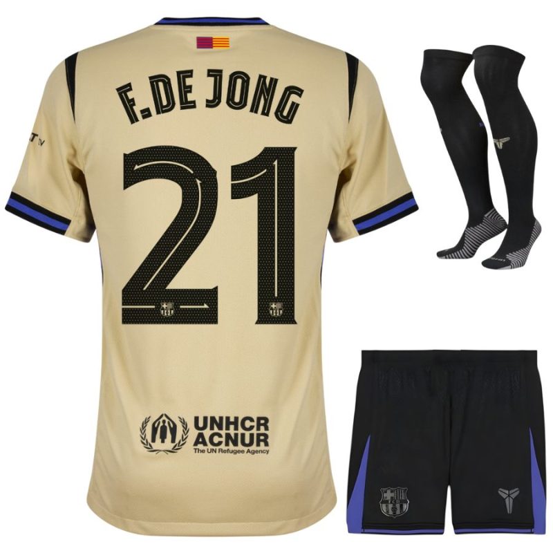 Maillot Kit Enfant Barca Exterieur 2025 2026 De Jong