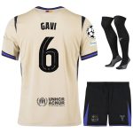 Maillot Kit Enfant Barca Exterieur 2025 2026 Gavi UCL