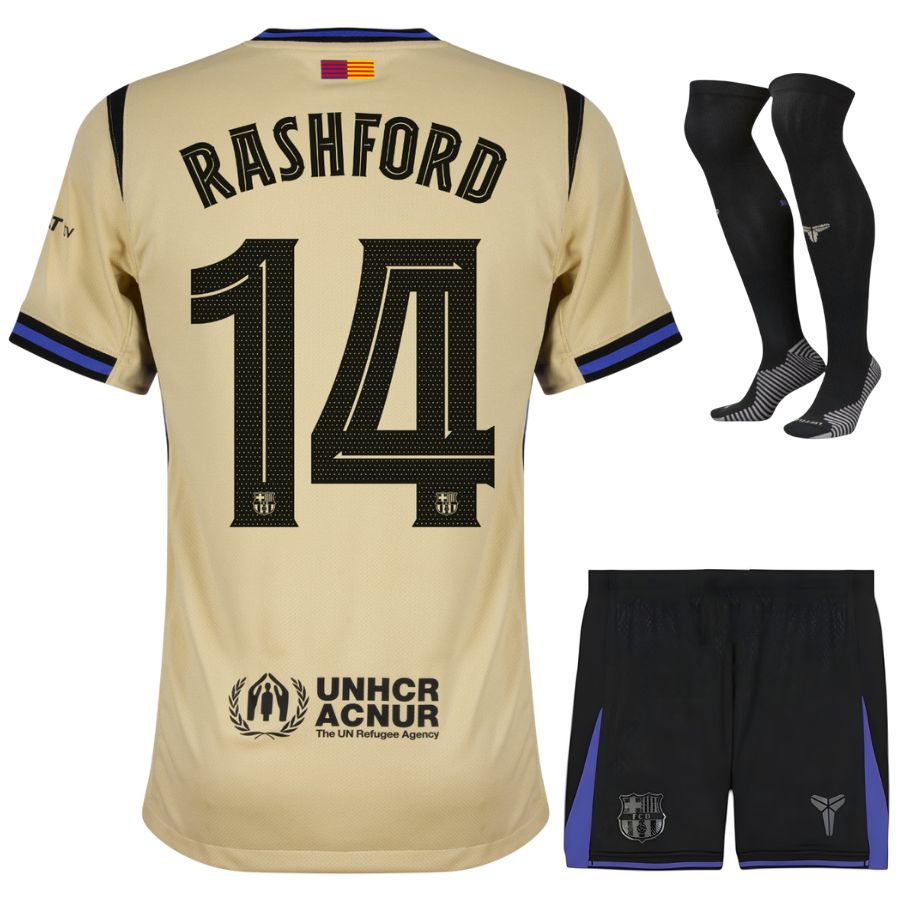 Maillot Kit Enfant Barca Exterieur 2025 2026 Rashford
