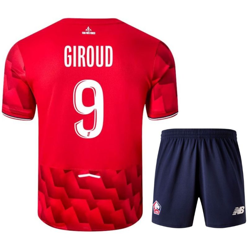 Maillot Kit Enfant LOSC Domicile 2025 2026 Olivier Giroud (1)