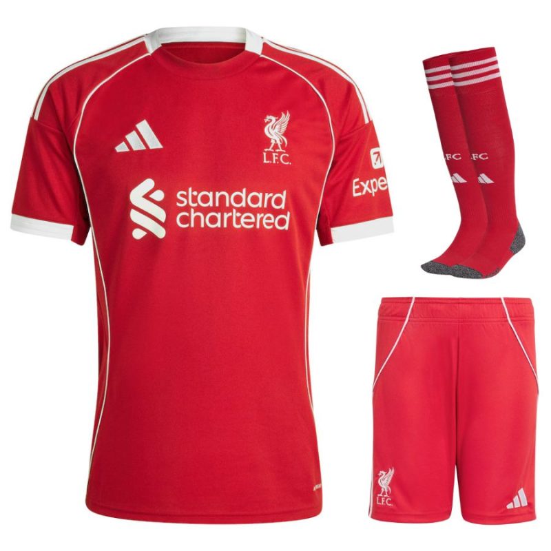 Maillot Kit Enfant Liverpool Domicile 2025 2026 Maillot Kit Enfant Liverpool Domicile 2025 2026