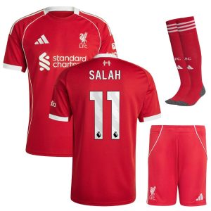 Maillot Kit Enfant Liverpool Domicile 2025 2026 Salah