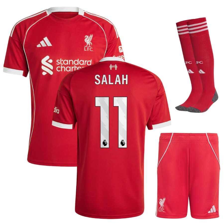 Maillot Kit Enfant Liverpool Domicile 2025 2026 Salah