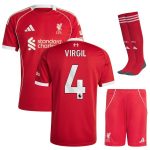 Maillot Kit Enfant Liverpool Domicile 2025 2026 Virgil