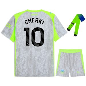 Maillot Kit Enfant Manchester City Third 2025 2026 Cherki