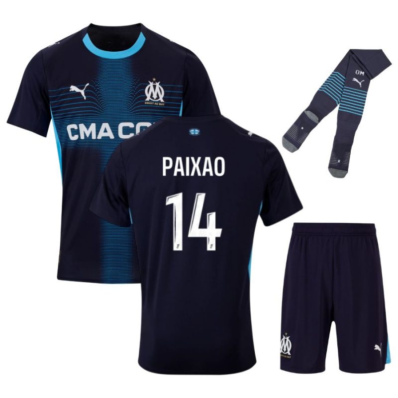 Maillot Kit Enfant OM Exterieur 2025 2026 Paixao