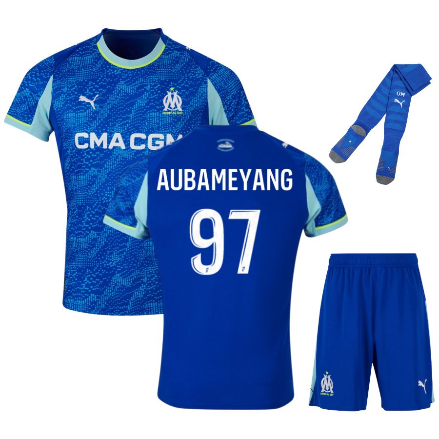 Maillot Kit Enfant OM Third 2025 2026 Aubameyang