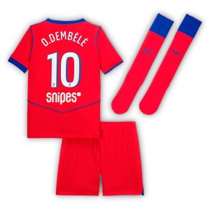 Maillot Kit Enfant PSG Third 2025 2026 Dembélé (2)