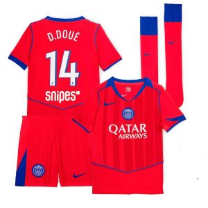 Maillot Kit Enfant PSG Third 2025 2026 Désiré Doué (1)