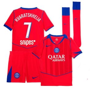 Maillot Kit Enfant PSG Third 2025 2026 Kvaratskhelia (1)