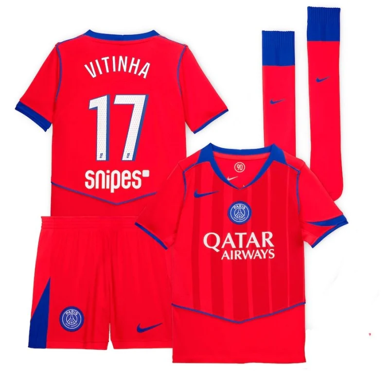 Camiseta PSG Tercera 2025 2026 Vitinha Niño (1)