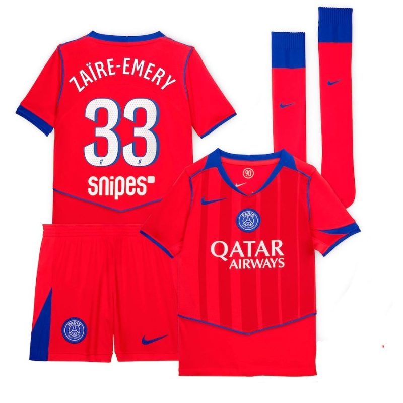 Maillot Kit Enfant PSG Third 2025 2026 Zaire Emery (1)