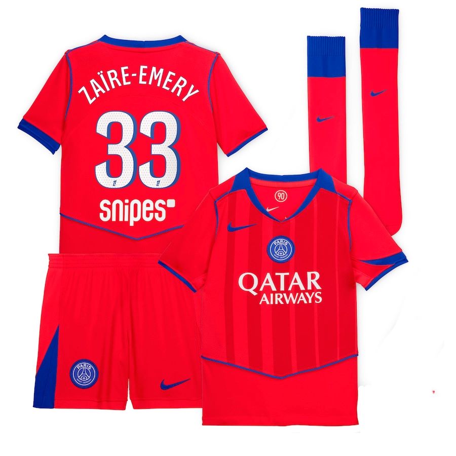 Maillot Kit Enfant PSG Third 2025 2026 Zaire Emery (1)