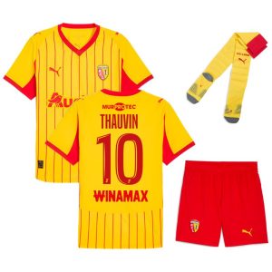 Maillot Kit Enfant RC Lens Domicile 2025 2026 Thauvin
