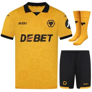 Camiseta Wolverhampton Primera Equipación Infantil 2025 2026