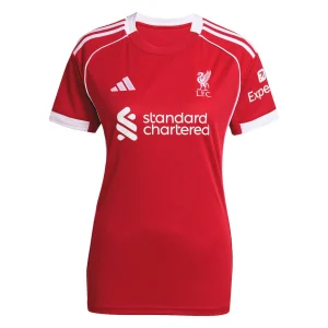 Camiseta Liverpool Primera 2025 2026 Mujer