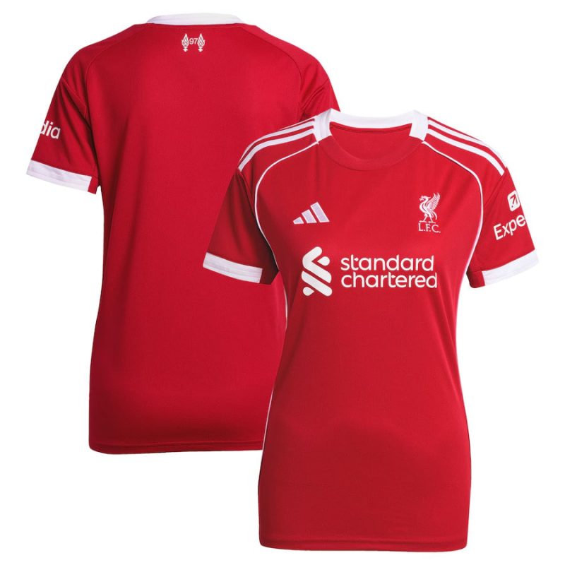 Camiseta de local del Liverpool 2025/2026 para mujer (3) Camiseta Liverpool Primera 2025 2026 Mujer